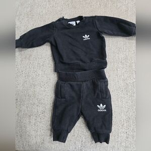 Adidas Gap Target Kids Black Joggers Set